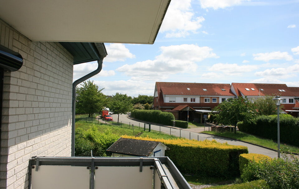 Blick vom Balkon